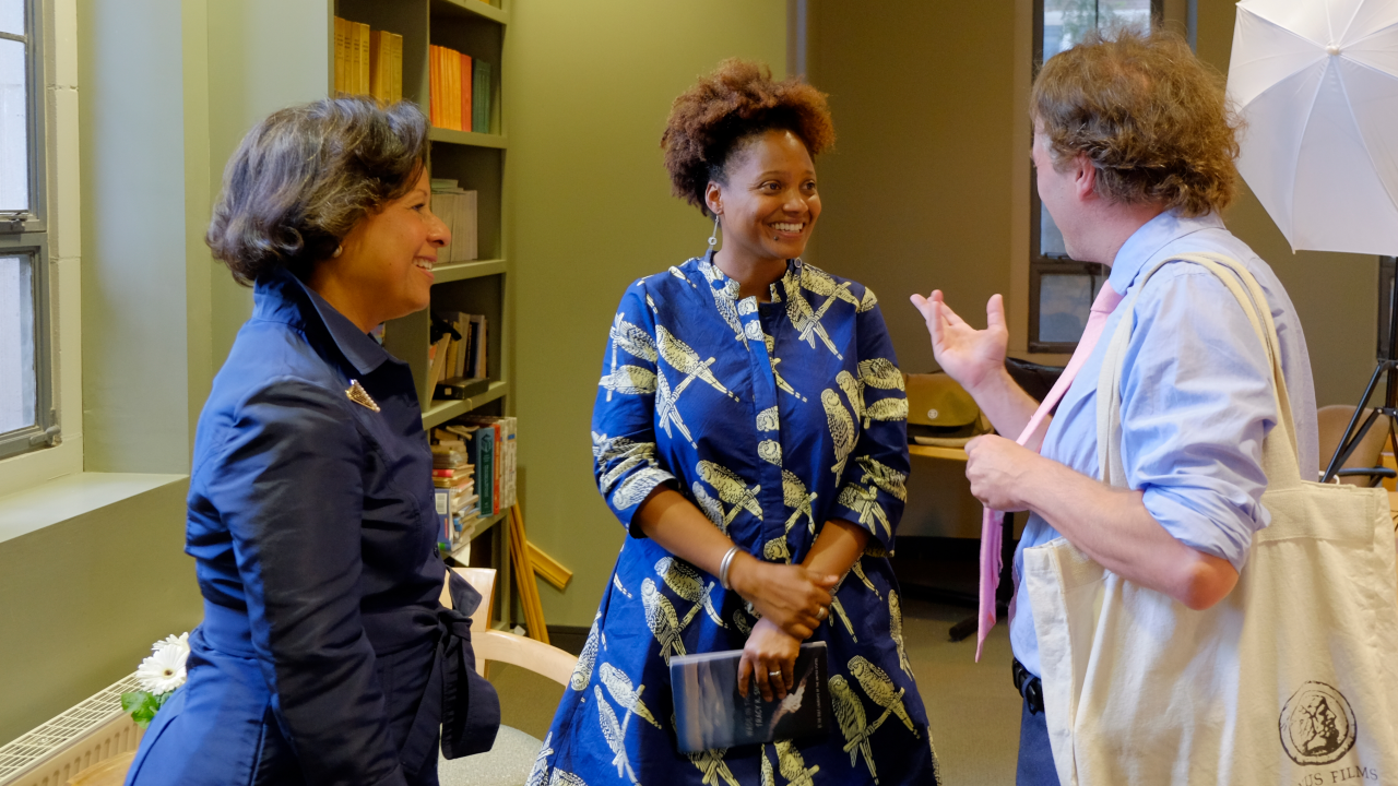 Tracy K. Smith talks with Paula A. Johnson and Dan Chiasson.